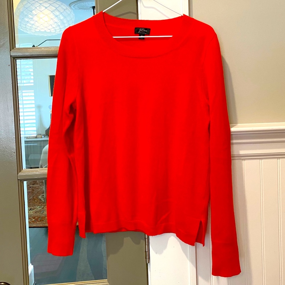 J Crew cashmere crew neck sweater